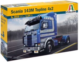 ITA3910 - SCANIA 143M Topline 4x2 transport Polmack-model om te monteren en te schilderen