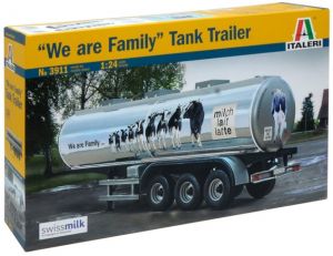 ITA3911 - 3-assige melkaanhanger We Are The Family model om in elkaar te zetten en te schilderen