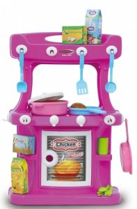 JAM460426 - Little Cook Roze Keuken - 43 Stuks