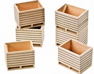 KID610611 - Set van 6 miniatuur houten Pallox