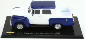 MAGCHEVYALVORADA - CHEVROLET Alvorada dubbele cabine pick-up 1962 blauw en wit