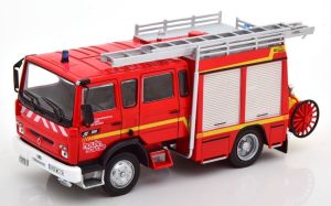 MAGFIRESP11 - RENAULT VI S180 Mildliner Gallin 1993 brandweerman Haute Savoie Departmental Fire Service verkocht in blisterverpakking