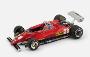 MAGF1126C2 - FERRARI 126 C2 #28 Italiaanse GP 1982 Mario ANDRETTI