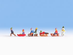 NOC15819 - kinderen in de sneeuw