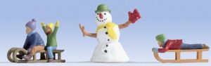 NOC17921 - kinderen in de sneeuw