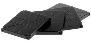 NZG7872 - 4 stabilisatieplaten voor miniatuurkraan 20 x 20 x 2;4 mm