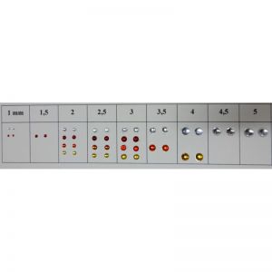 ART04355O - 2 oranje ronde lampjes 3;5 mm