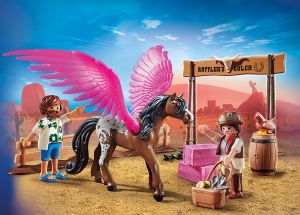 PLAY70074 - Playmobil The Movie Marla en Del met gevleugeld paard