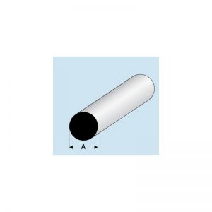 ART2400-54 - Rond styreen profiel diameter 2mm - 3x33cm