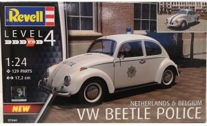 REV07666 - VOLKSWAGEN Kever Belgisch of Nederlands politiemodel, te monteren en te schilderen