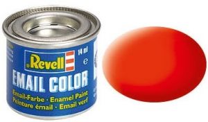 REV32125 - Mat neon oranje emaille verf 14ml