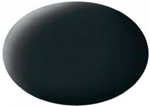 REV36106 - Mat teer zwarte acrylverf pot 18 ml