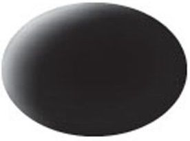 REV36108 - Mat zwarte acrylverf 18 ml pot