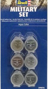 REV39075 - Acrylverf Military Set 6 kleuren pot van 5ml