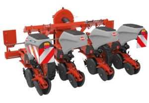REP290 - Zaaimachine KUHN Kosma TM 4 rijen - Grijze uitgave
