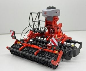 REP414 - KUHN Optimer 303 stoppelcultivator met SH201 grijze opvangbak