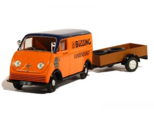 SCH2389 - DKW Schnellaster met 1-assige aanhanger met bandenbelading