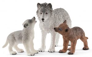 SHL42472 - Mama Wolf met Welpen