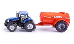 SIK1945 - NEW HOLLAND T7070 met ABBEY mengmesttank 1 as