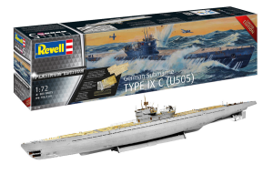 REV05180 - Type IX C Duitse onderzeeër - Assemblage en schilderen plaat uitgave