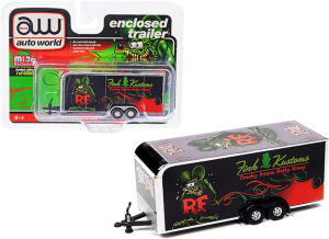 AWCP7894 - Rat Fink 2-assige gesloten aanhangwagen