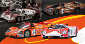 SPAYCOMBO64014 - PORSCHE 956 #8 6e en #64 24H Le Mans 1983 Combo Set