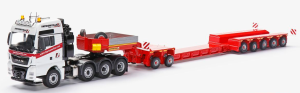 CON76213/01 - MAN TGX 8x4 met FAYMONVILLE Variomax aanhanger met 2-; 3- en 5-assige module
