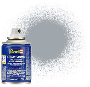 REV34190 - Metallic zilvergrijze spuitbus acrylverf 100ml