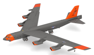 HER573726 - BOEING B-52H U.S. Air Force 49th TES Test oranje kleurstelling