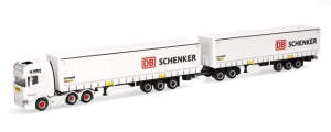 HER319720 - SCANIA CR 20 HD 6x4 met laadbak, dolly en 3-assige oplegger DB SCHENKER