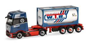 HER320443 - MERCEDES BENZ Actros L 4x2 met 3-assige 20-voets containerdrager BERMES
