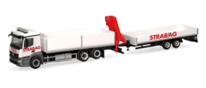 HER320665 - MERCEDES BENZ Actros M 6x2 met kraan en 2-assige oplegger STRABAG