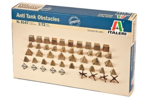 ITA6147 - Anti-tank obstakels om te monteren en te schilderen