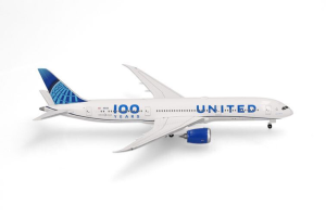 HER539050 - BOEING 787-9 Dreamliner United Airlines 100 jaar