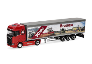 HER927093 - SCANIA CS 20 HD 4x2 met 3-assige aanhangwagen met uitschuifbare laadvloer BRAUNGER