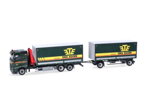 HER320504 - VOLVO FH GL FD 2020 6x2 met kraan en 1+1-assige aanhanger EMIL EGGER