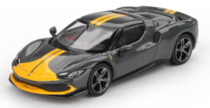 BBRFER64007 - FERRARI 296 GTB Assetto Fiorano Donkergrijs 2024