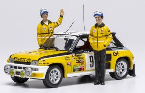 IXOSPRM002-81 - RENAULT 5 Turbo #9 Rally Monte Carlo 1980 met 2 figuren J. RAGNOTTI / J-M. ANDRE