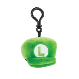 T12964 - MARIO KART Pluche Clip - Luigi's Cap