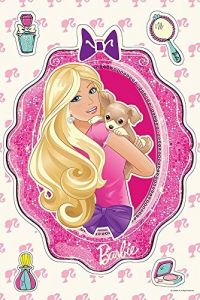 TRF14604 - Puzzel 15 stukjes BARBIE 41 x 60 cm