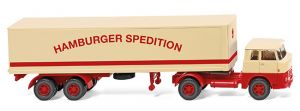 WIK051319 - HENSCHEL HS 14/16 4x2 met semi-starre bak 2 assen Hamburger Spedition