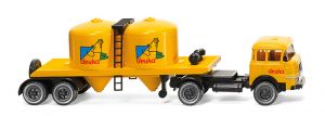 WIK053402 - KRUPP 4x2 met semi tank 2 assen voedseltransport Deuka
