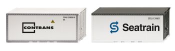 WIK001827 - 2 x 20-voet containers - CONTRANS en SEATRAIN