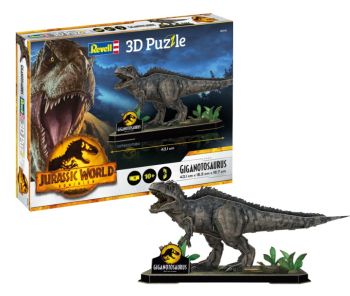 REV00240 - 3D legpuzzel 50 stukjes Giganotosaurus Jurassic World