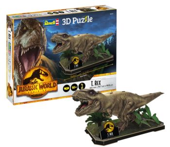REV00241 - 3D legpuzzel 50 stukjes T-Rex Jurassic World