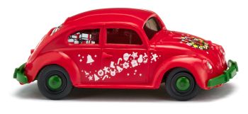 WIK003003 - VOLKSWAGEN Kever 1200 rood - Kerstmodel