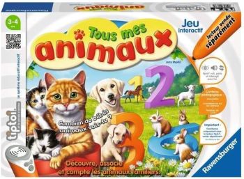 RAV008384 - TIPTOI interactief spel met pen - Tous mes animaux | vanaf 3 jaar