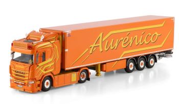 WSI01-4704 - SCANIA R Normal CS20N 4x2 met AURENICO 3-assige koeltrailer
