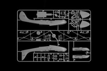 ITA0112 - Bommenwerper CANT Z.501 Gabbiano om te assembleren en te schilderen