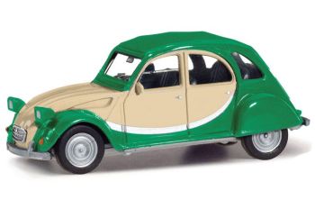 HER020817-007 - CITROEN 2CV Charleston groen en beige